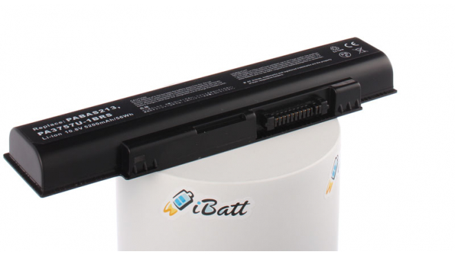 Аккумуляторная батарея iBatt iB-A401H для ноутбука ToshibaЕмкость (mAh): 5200. Напряжение (V): 11,1