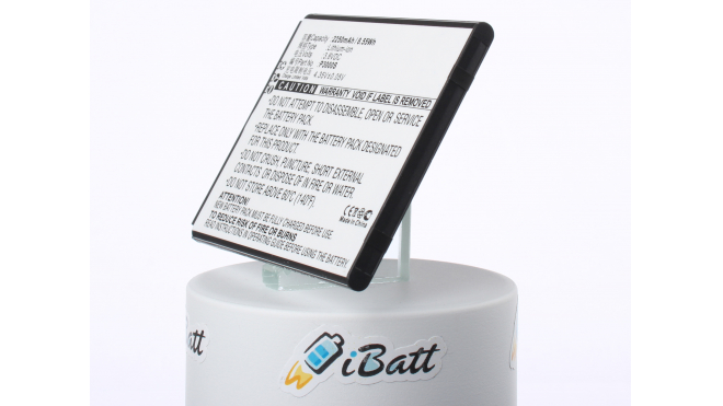Аккумуляторная батарея iBatt iB-M1750 для телефонов, смартфонов ElephoneЕмкость (mAh): 2250. Напряжение (V): 3,8