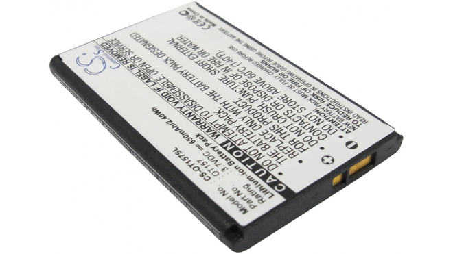 Аккумуляторная батарея iBatt iB-M1238 для телефонов, смартфонов AlcatelЕмкость (mAh): 650. Напряжение (V): 3,7