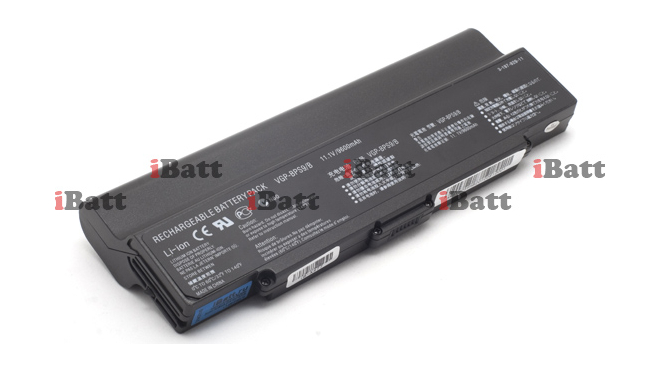 Аккумуляторная батарея VGP-BPL9 для ноутбуков Sony. Артикул iB-A477.Емкость (mAh): 8800. Напряжение (V): 11,1
