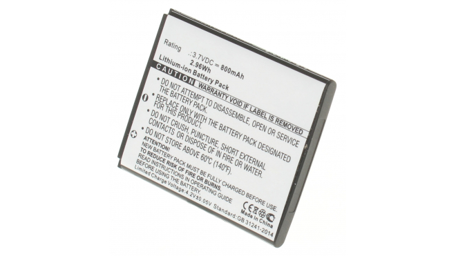 Аккумуляторная батарея TB-04BA для телефонов, смартфонов МегаФон. Артикул iB-M498.Емкость (mAh): 800. Напряжение (V): 3,7