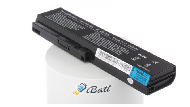 Аккумуляторная батарея EAC34785411 для ноутбуков LG. Артикул iB-A326.Емкость (mAh): 4400. Напряжение (V): 11,1