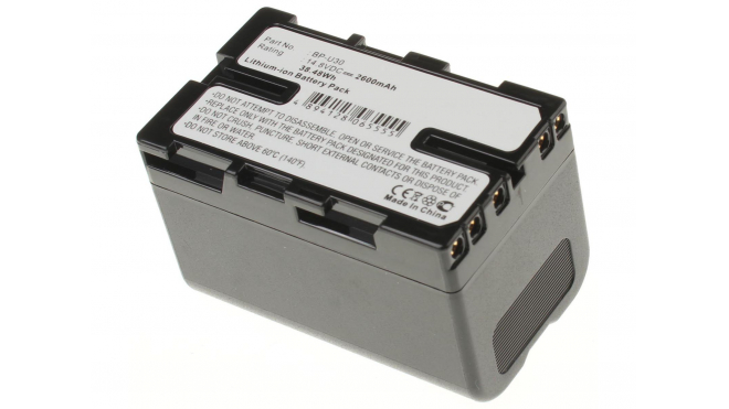 Аккумуляторная батарея BP-U65 для фотоаппаратов и видеокамер Sony. Артикул iB-F420.Емкость (mAh): 2600. Напряжение (V): 14,8