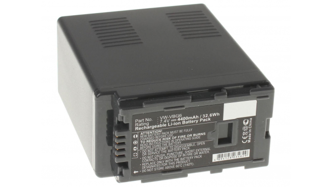 Аккумуляторная батарея VW-VBG390E для фотоаппаратов и видеокамер Panasonic. Артикул iB-F215.Емкость (mAh): 4400. Напряжение (V): 7,4