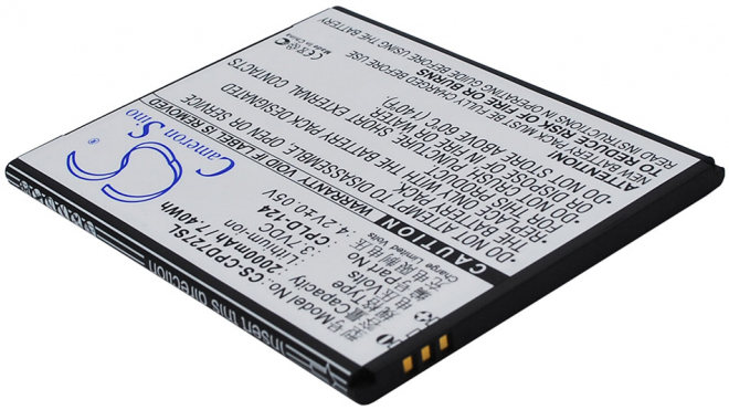 Аккумуляторная батарея CPLD-124 для телефонов, смартфонов Coolpad. Артикул iB-M1613.Емкость (mAh): 2000. Напряжение (V): 3,7