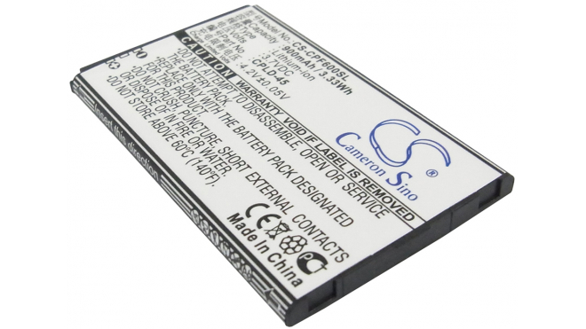 Аккумуляторная батарея CPLD-45 для телефонов, смартфонов Coolpad. Артикул iB-M1670.Емкость (mAh): 900. Напряжение (V): 3,7