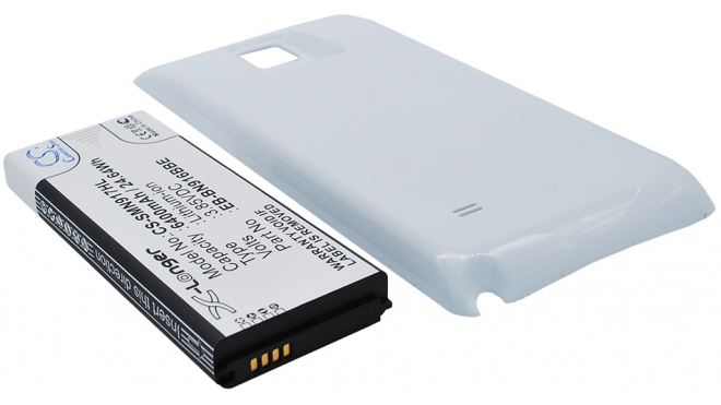 Аккумуляторная батарея для телефона, смартфона Samsung SM-N910FD. Артикул iB-M1140.Емкость (mAh): 6400. Напряжение (V): 3,85