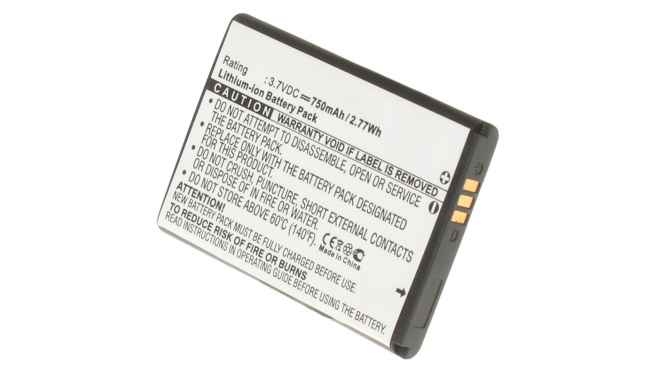 Аккумуляторная батарея для телефона, смартфона Samsung Katalyst T739. Артикул iB-M1002.Емкость (mAh): 750. Напряжение (V): 3,7
