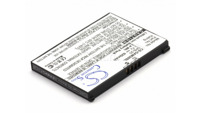 Аккумуляторная батарея CS-GAM20SL для телефонов, смартфонов Garmin-Asus. Артикул iB-M374.Емкость (mAh): 920. Напряжение (V): 3,7
