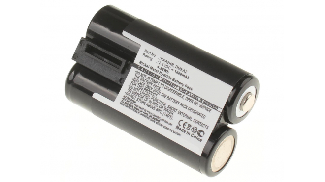 Аккумуляторная батарея KAA2HR для фотоаппаратов и видеокамер Polaroid. Артикул iB-F400.Емкость (mAh): 1800. Напряжение (V): 2,4