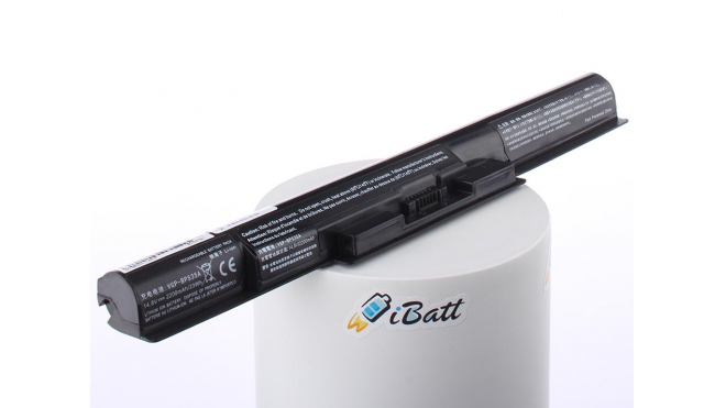 Аккумуляторная батарея для ноутбука Sony Vaio Fit E SVF1521L1R Black. Артикул 11-1868.Емкость (mAh): 2200. Напряжение (V): 14,8