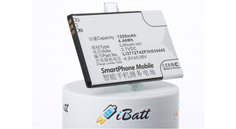 Аккумуляторная батарея iBatt iB-M1262 для телефонов, смартфонов AmazingЕмкость (mAh): 1200. Напряжение (V): 3,7