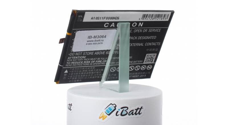 Аккумуляторная батарея iBatt iB-M3064 для телефонов, смартфонов ZTEЕмкость (mAh): 2200. Напряжение (V): 3,8