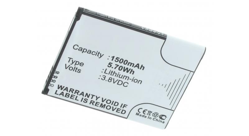 Аккумуляторная батарея для телефона, смартфона Samsung SMG310RZAD-BBY. Артикул iB-M756.Емкость (mAh): 1500. Напряжение (V): 3,8