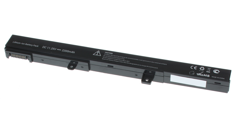 Аккумуляторная батарея для ноутбука Asus F200MA. Артикул 11-11541.Емкость (mAh): 2200. Напряжение (V): 11,25