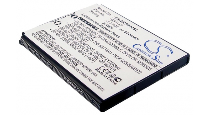 Аккумуляторная батарея для телефона, смартфона Sony Ericsson Z555i. Артикул iB-M2876.Емкость (mAh): 650. Напряжение (V): 3,7