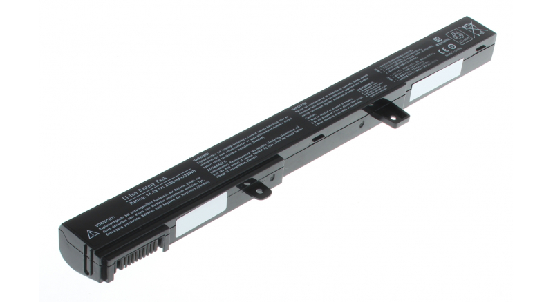 Аккумуляторная батарея X45Li9C для ноутбуков Asus. Артикул iB-A915.Емкость (mAh): 2200. Напряжение (V): 14,4