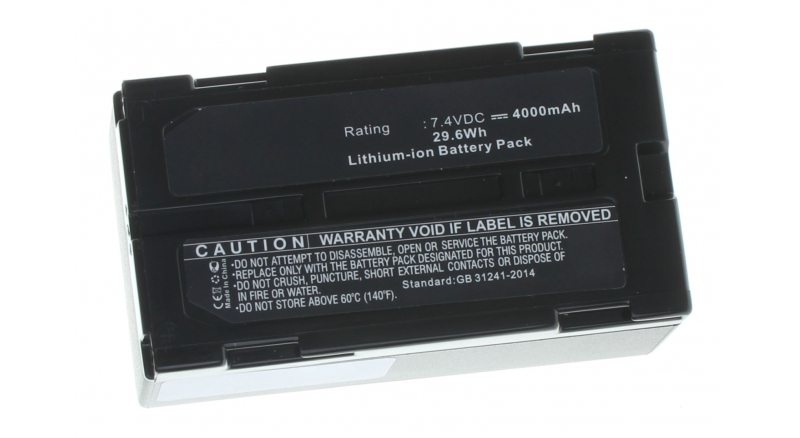 Аккумуляторная батарея CGR-B/202A для фотоаппаратов и видеокамер Rca. Артикул iB-F501.Емкость (mAh): 4000. Напряжение (V): 7,4
