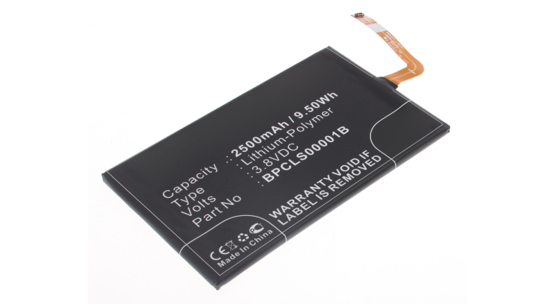 Аккумуляторная батарея BPCLS00001B для телефонов, смартфонов Blackberry. Артикул iB-M968.Емкость (mAh): 2500. Напряжение (V): 3,8