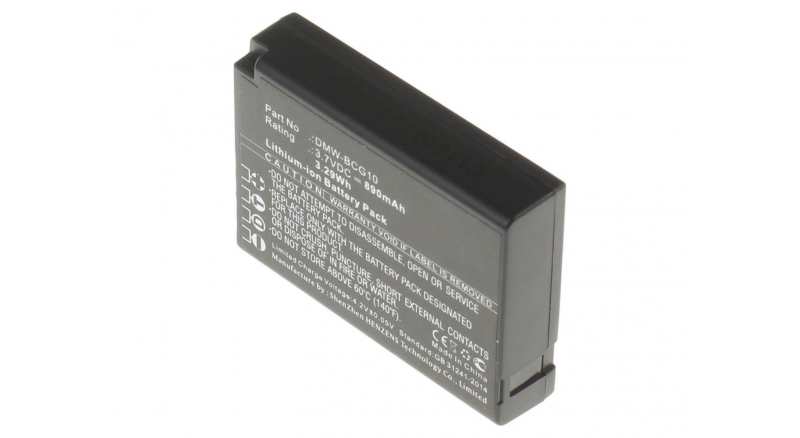 Аккумуляторная батарея DMW-BCG10E для фотоаппаратов и видеокамер Leica. Артикул iB-F319.Емкость (mAh): 890. Напряжение (V): 3,7