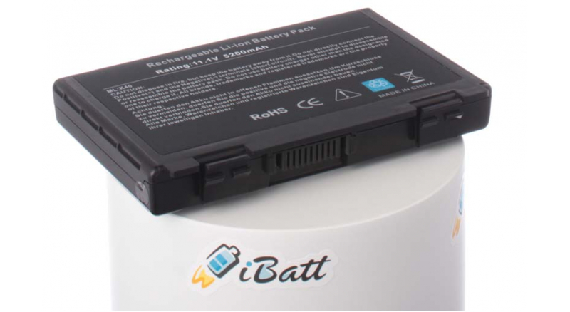 Аккумуляторная батарея для ноутбука Asus X8BVT. Артикул iB-A145H.Емкость (mAh): 5200. Напряжение (V): 11,1