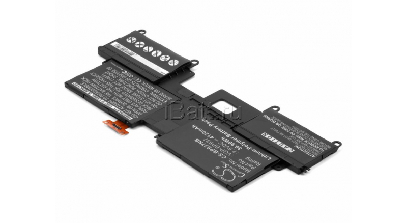 Аккумуляторная батарея для ноутбука Sony VAIO SVP1121C5E (Pro 11). Артикул iB-A869.Емкость (mAh): 4125. Напряжение (V): 7,5