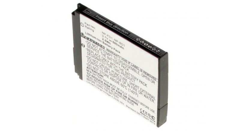 Аккумуляторные батареи для фотоаппаратов и видеокамер Sony Cyber-shot DSC-T90/BЕмкость (mAh): 680. Напряжение (V): 3,7