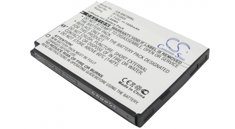 Аккумуляторная батарея для телефона, смартфона Verizon XV5800. Артикул iB-M1975.Емкость (mAh): 1050. Напряжение (V): 3,7
