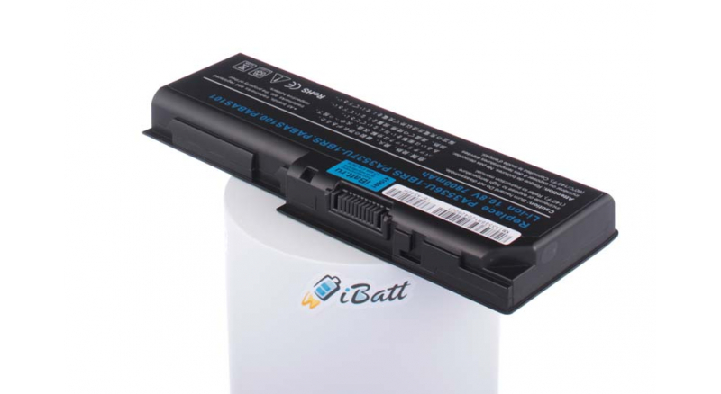 Аккумуляторная батарея PA3536U-1BAS для ноутбуков Toshiba. Артикул iB-A542H.Емкость (mAh): 7800. Напряжение (V): 11,1