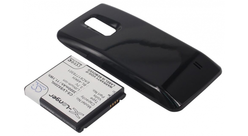 Аккумуляторная батарея для телефона, смартфона LG Spectrum VS920. Артикул iB-M1058.Емкость (mAh): 3000. Напряжение (V): 3,7