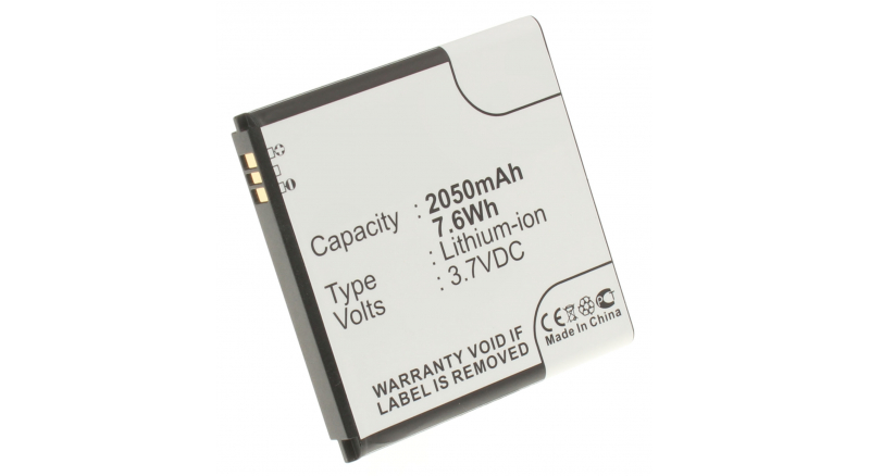 Аккумуляторная батарея iBatt iB-M615 для телефонов, смартфонов HuaweiЕмкость (mAh): 2050. Напряжение (V): 3,7