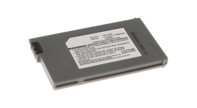 Аккумуляторные батареи для фотоаппаратов и видеокамер Sony DCR-PC55EWЕмкость (mAh): 680. Напряжение (V): 7,4