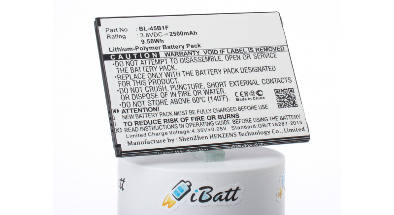 Аккумуляторная батарея iBatt iB-M2152 для телефонов, смартфонов LGЕмкость (mAh): 2500. Напряжение (V): 3,8