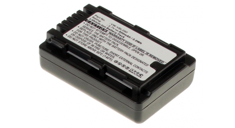 Аккумуляторные батареи для фотоаппаратов и видеокамер Panasonic HDC-SD40Емкость (mAh): 800. Напряжение (V): 3,7