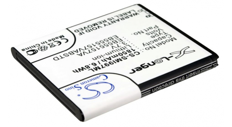 Аккумуляторная батарея для телефона, смартфона Samsung SGH-i997. Артикул iB-M334.Емкость (mAh): 1850. Напряжение (V): 3,7