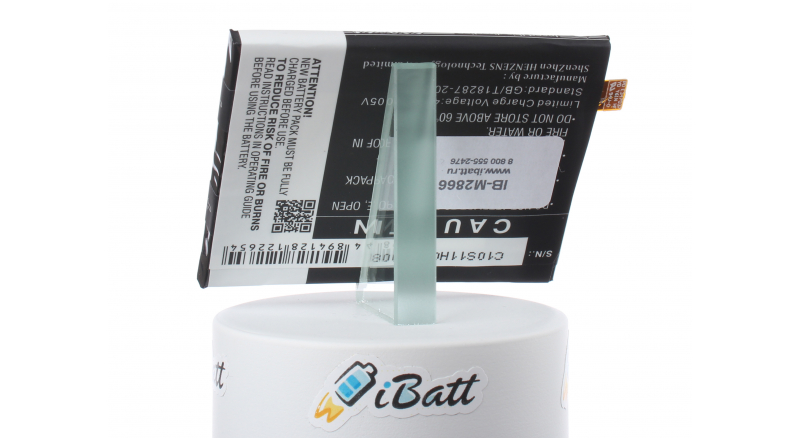 Аккумуляторная батарея iBatt iB-M2866 для телефонов, смартфонов Sony EricssonЕмкость (mAh): 2700. Напряжение (V): 3,8