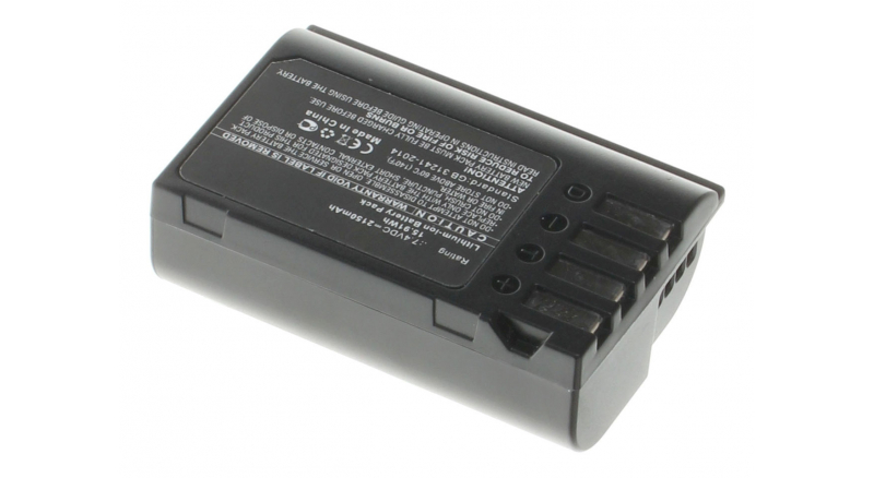 Аккумуляторные батареи для фотоаппаратов и видеокамер Panasonic Lumix GH5SЕмкость (mAh): 2150. Напряжение (V): 7,4