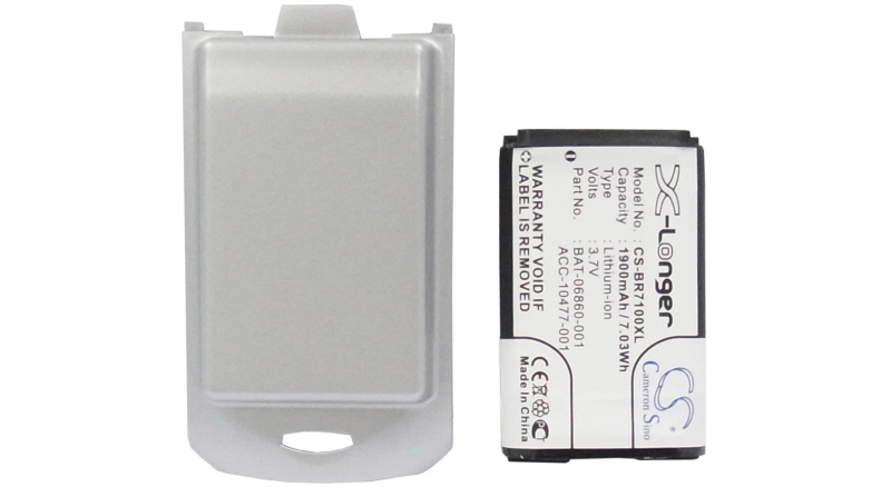 Аккумуляторная батарея iBatt iB-M1433 для телефонов, смартфонов BlackberryЕмкость (mAh): 1900. Напряжение (V): 3,7