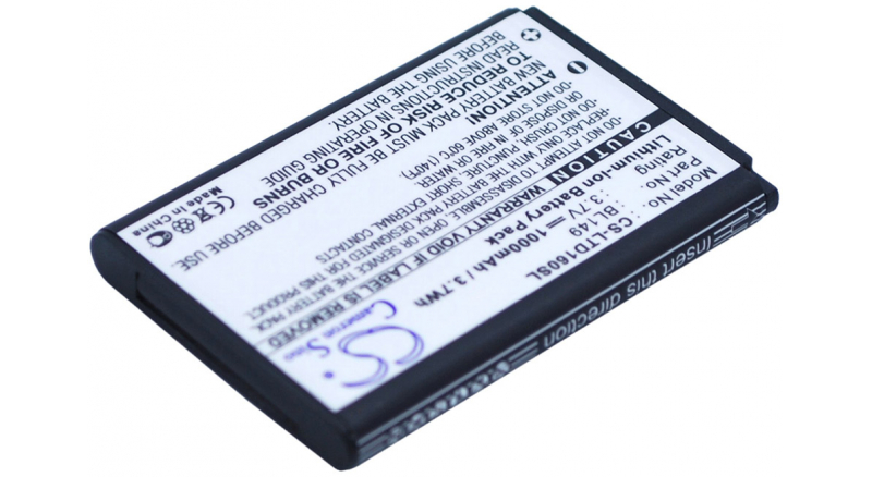 Аккумуляторная батарея BL149 для телефонов, смартфонов Lenovo. Артикул iB-M2099.Емкость (mAh): 1000. Напряжение (V): 3,7