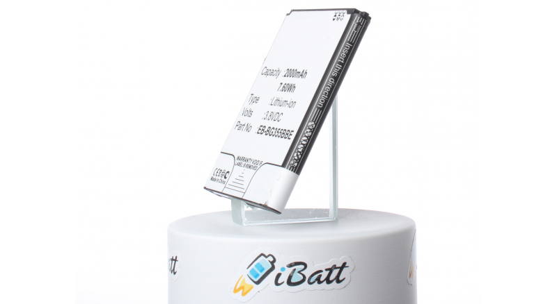 Аккумуляторная батарея iBatt iB-M810 для телефонов, смартфонов SamsungЕмкость (mAh): 2000. Напряжение (V): 3,8