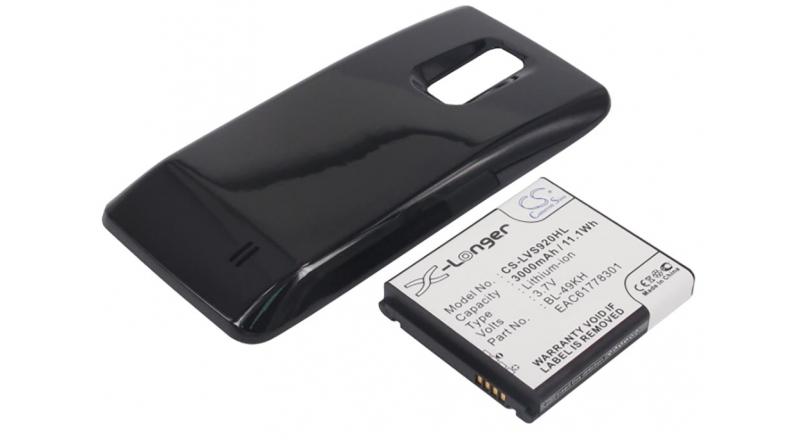 Аккумуляторная батарея для телефона, смартфона LG Spectrum VS920 4G LTE. Артикул iB-M1058.Емкость (mAh): 3000. Напряжение (V): 3,7