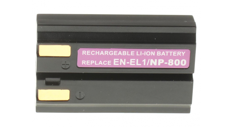 Аккумуляторная батарея EN-EL1 для фотоаппаратов и видеокамер Nikon. Артикул iB-F182.Емкость (mAh): 700. Напряжение (V): 7,4