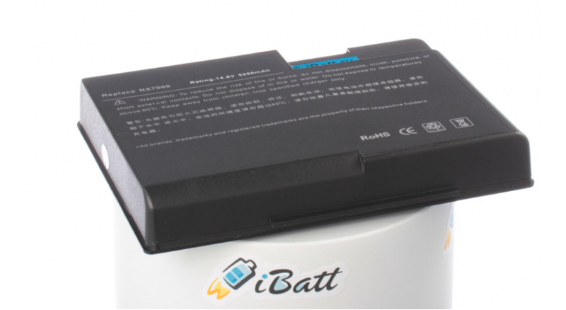 Аккумуляторная батарея для ноутбука HP-Compaq Presario X1225AP-DY735PA. Артикул iB-A282H.Емкость (mAh): 5200. Напряжение (V): 14,8