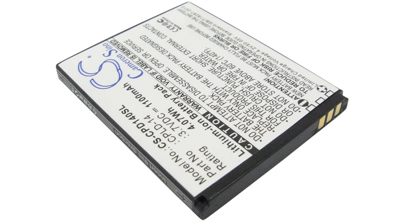 Аккумуляторная батарея CPLD-14 для телефонов, смартфонов Coolpad. Артикул iB-M1620.Емкость (mAh): 1100. Напряжение (V): 3,7
