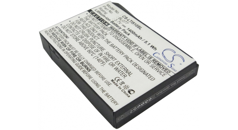 Аккумуляторная батарея BL077 для телефонов, смартфонов Lenovo. Артикул iB-M2092.Емкость (mAh): 1400. Напряжение (V): 3,7
