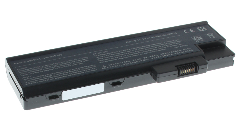 Аккумуляторная батарея для ноутбука Acer TravelMate 4672AWLMi. Артикул 11-1111.Емкость (mAh): 4400. Напряжение (V): 11,1