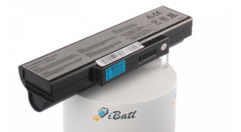 Аккумуляторная батарея для ноутбука Asus X73SM. Артикул iB-A164H.Емкость (mAh): 7800. Напряжение (V): 10,8