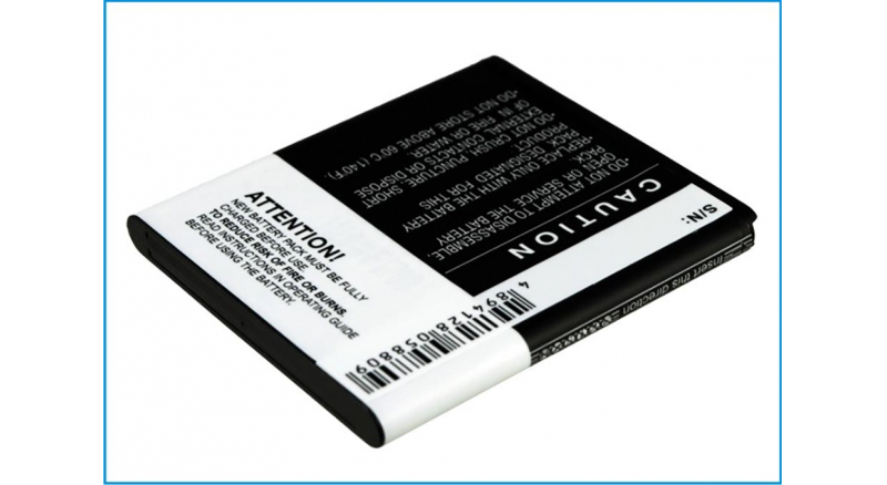 Аккумуляторная батарея для телефона, смартфона Samsung SGH-T989 Hercules (Galaxy S II). Артикул iB-M416.Емкость (mAh): 1800. Напряжение (V): 3,7