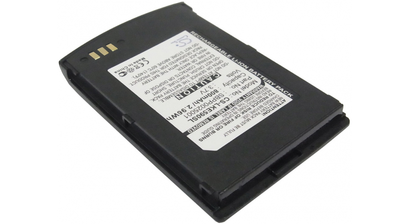 Аккумуляторная батарея для телефона, смартфона LG KE590. Артикул iB-M2207.Емкость (mAh): 800. Напряжение (V): 3,7
