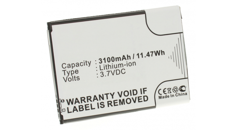 Аккумуляторная батарея iBatt iB-M478 для телефонов, смартфонов VerizonЕмкость (mAh): 3100. Напряжение (V): 3,7